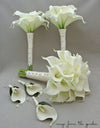 Golden Wedding Package - Dendrobium, orchids, roses, tulips and garden roses